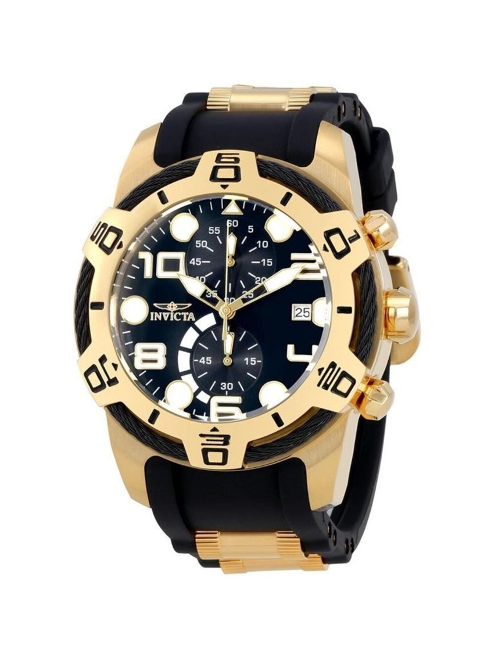 NWT Invicta Bolt Chronograph Black Dial Men's Watch